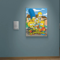 The Simpsons Canvas Print | Homer Simpson Wall Art for TV Show Fans - SEO optimized for Etsy and Shopify