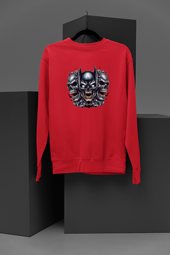 "Skull and Bones Batman Sweatshirt | Dark Knight Rises | Halloween Edition Apparel"