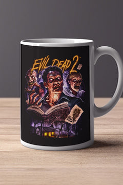 Halloween Evil Dead 2 11oz Mug | Horror Film | Evil Dead 2 Design | Horror Movie Merch | Spooky Coffee Cup | Retro Movie Poster Mug