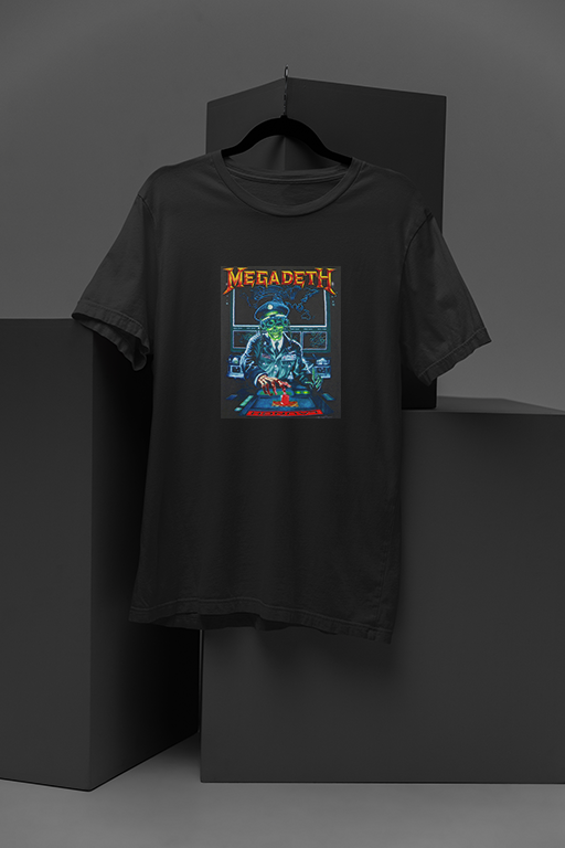 Megadeth Vic Rattlehead | Vintage Tribute Band Tee | Thrash Metal Icon | 80s Metal Merch | Retro Megadeth Fan Shirt