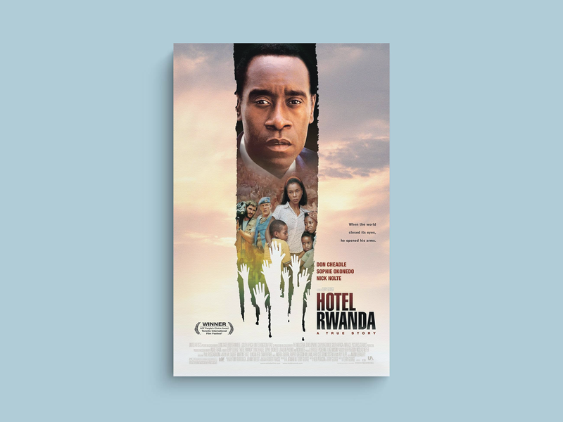 Hotel Rwanda Canvas Print Don Cheadle | Film Art Decor Poster Wall Hanging Photo Decor