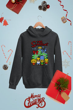 KIDS UGLY: The Simpsons Retro Christmas | Vintage Cartoon Hoodie | Kids Ugly Swe