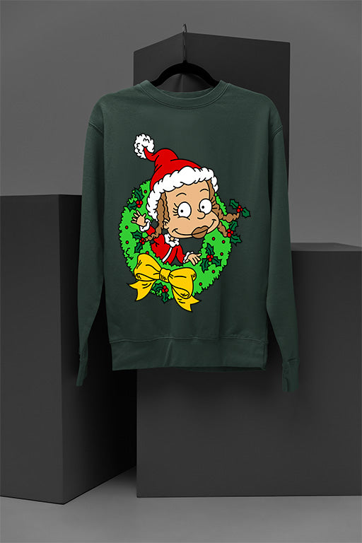 UGLY '90s Nostalgia Rugrats Susie Christmas Sweatshirt | Classic Cartoon Uni