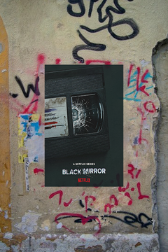 Black Mirror Anthony Mackie Premium Gloss Poster | TV Show Design Décor | Stream Black Mirror Wall Art