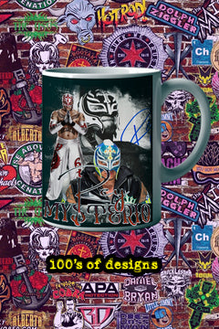 Rey Mysterio 11oz Mug | Pro Wrestling Icon Image | Collector's Item | Wrestling Legend Merchandise | Rey Mysterio Gift