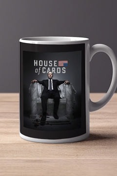 House of Cards 11oz Mug Frank Underwood Kevin Spacey Netflix TV Show Design | House of Cards Mug | House of Cards Gift