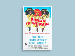 Singin' in the Rain Canvas Print Gene Kelly | Classic Film Art Decor