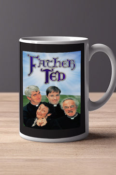 Father Ted 11oz Mug Featuring Dermot Morgan | Classic Irish TV Show Merchandise