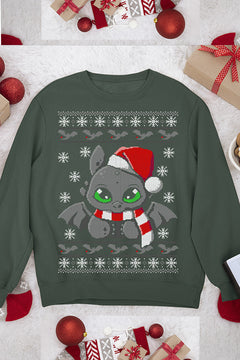 UGLY "Night Fury Festivities" How to Train Your Dragon Toothless | Christmas Ugly Designs