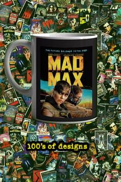 Mad Max 11oz Mug | Film Memorabilia | Mad Max Design | Lead Actor Name