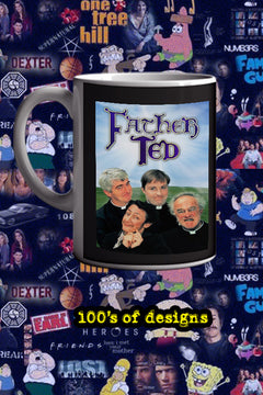 Father Ted 11oz Mug Featuring Dermot Morgan | Classic Irish TV Show Merchandise