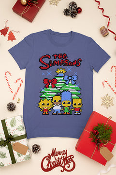 KIDS UGLY: The Simpsons Retro Christmas | Vintage Cartoon Tee | Kids Ugly Sweater