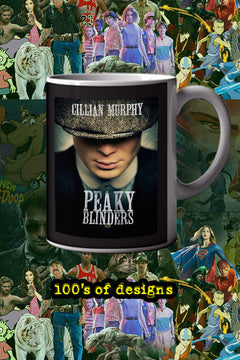 Peaky Blinders 11oz Mug featuring Cillian Murphy | Tommy Shelby-inspired Ceramic Cup for TV Show Fans | Vintage British Gangster Hype