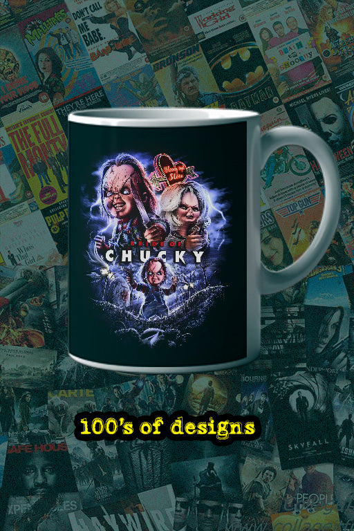 Halloween Bride of Chucky 11oz Mug | Horror Film Poster Design
