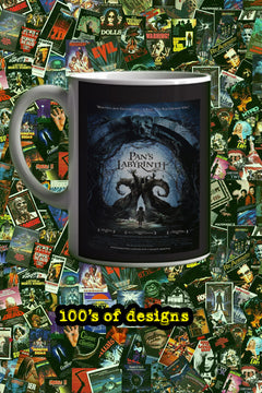 Pan's Labyrinth 11oz Mug - Film Memorabilia | Pan's Labyrinth Design | Del Toro'Doug Jones's Movie Merchandise