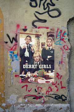 Derry Girls Nicola Coughlan Gloss Poster | TV Show Retro Design | Unique Wall Art for Fans