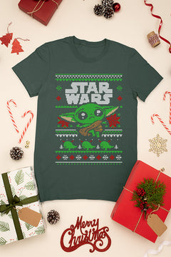 UGLY Galactic Joy Star Wars The Child Christmas T-Shirt | Mandalorian Era | Cute but Ugly