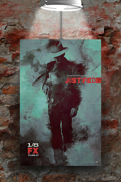 Justified Timothy Olyphant Premium Gloss Poster | Raylan Givens Design | TV Show Fan Art