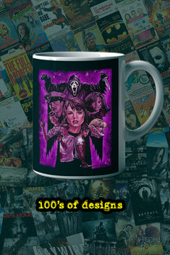 Horror | Scream Film Neon Design | 11oz Mug