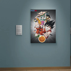 Dragon Ball Canvas Print | Goku Super Saiyan Design | TV Show Fan Art Home Decor