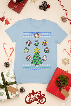 KIDS UGLY Super Mario Bros Christmas Chaos Tee | Retro Gaming | Festive Fun | Classic