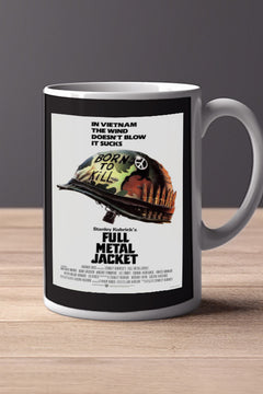 Full Metal Jacket 11oz Mug | Film Memorabilia Design | Full Metal Jacket | Lead Actor Name