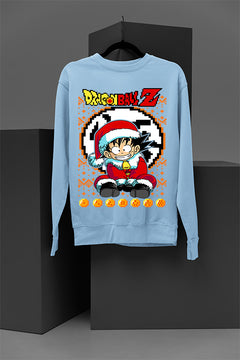 UGLY Dragon Ball Z Goku Christmas Chaos Sweatshirt | Ugly Christmas Sweater | Anime Xmas