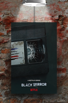 Black Mirror Anthony Mackie Premium Gloss Poster | TV Show Design Décor | Stream Black Mirror Wall Art