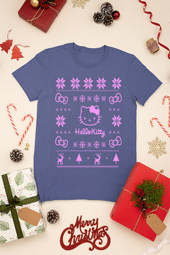 KIDS UGLY: Hello Kitty Retro Christmas | Cute Kittens | Kids Festive T-shirt