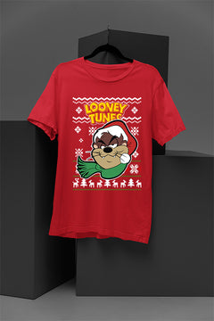 UGLY Taz Tasmanian Devil Christmas T-Shirt | Looney Tunes | Vintage |