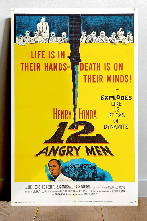 12 Angry Men Henry Fonda Gloss Poster | Classic Film Decor | Vintage Movie Art Print