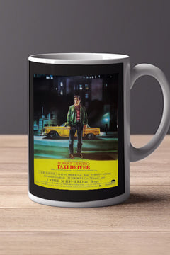 Taxi Driver 11oz Mug | Film Memorabilia | Taxi Driver Design | Robert De Niro