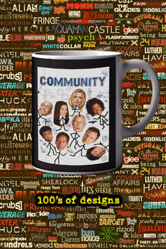 Community 11oz Mug | TV Show Poster Design | Joel McHale Mug