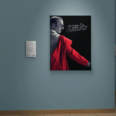 Better Call Saul Canvas Print | Bob Odenkirk | TV Show Fan Art | Wall Decor | Saul Goodman Art | Breaking Bad | Unique Design | Lawyer Gift | Cool Art