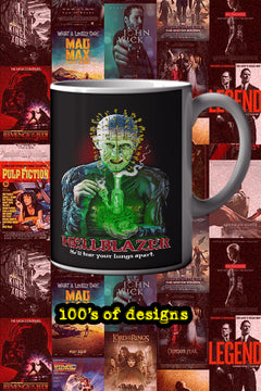 Horror Hellblazer Hellraiser 420 Design 11oz Mug | Hellblazer Horror Film 420 Hellraiser Mashup Mug