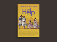 The Help Canvas Print | Emma Stone | Film Poster Design | Vintage Movie Decor | Wall Art Print | Classic Cinema Memorabilia