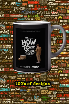 How to with John Wilson 11oz Mug | TV Show Poster Design | Unique Gift | Entertainment | Coffee Cup