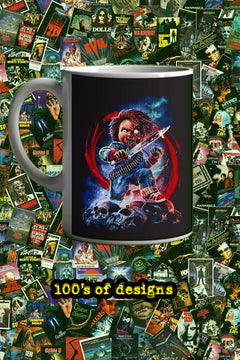 Halloween Chucky 11oz Mug | Horror Film Fan Gift | Creepy Doll Design