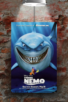 Finding Nemo Gloss Poster ft. Ellen DeGeneres | Film Memorabilia | Home Decor Art Print