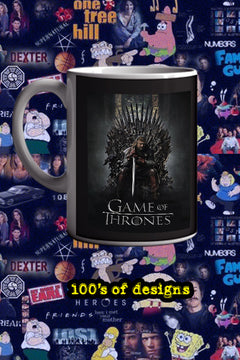 Game of Thrones 11oz Mug | TV Show | Game of Thrones Design | Poster | Lead Actor's Name