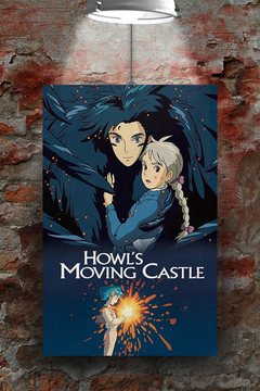 Howl's Moving Castle Digital Art Poster - Christian Bale Aspiring Star | Anime Film Fan Merchandise | Unique Studio Ghibli Design - 18x24 Gloss Print