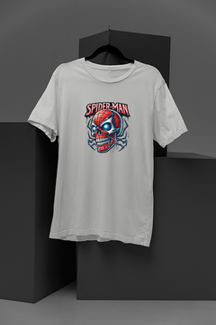 "Marvel-Inspired Spiderman Skull Mask T-Shirt | Comic Book Superhero Tee"