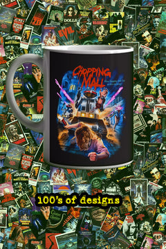 Halloween | Chopping Mall | 11oz Mug - Horror Film Merchandise | Movie Poster Design