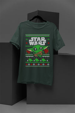 UGLY Galactic Joy Star Wars The Child Christmas T-Shirt | Mandalorian Era | Cute but Ugly