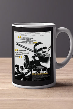 Lock, Stock and Two Smoking Barrels 11oz Mug Jason Statham Film Memorabilia Poster Design | Movie Collectibles Merchandise