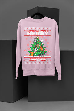 UGLY Meowy Christmas | Retro Ugly Design | Vintage Holiday Collection | Festive Feline Fashion