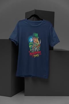 Horror A Nightmare on Dab Street | 420 & Freddie Kruger Mashup | Scary Vintage Graphic Tee Costume | Halloween