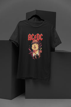 ACDC Angus Rock Band Tee | Vintage-inspired Rock Shirt | ACDC Fan Favorite | Retro 80s Rock Style | Angus Young Inspired Design | Classic Rock Band Fashion
