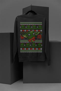 UGLY Galactic Yuletide Cheer Star Wars Baby Yoda Christmas Sweatshirt | Sci-Fi Festive