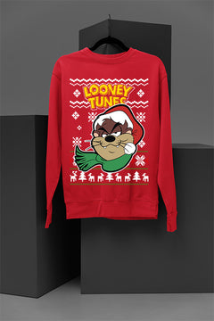 UGLY Taz Tasmanian Devil Christmas Sweatshirt | Looney Tunes | Vintage